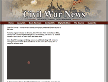 Tablet Screenshot of civilwarnews.com